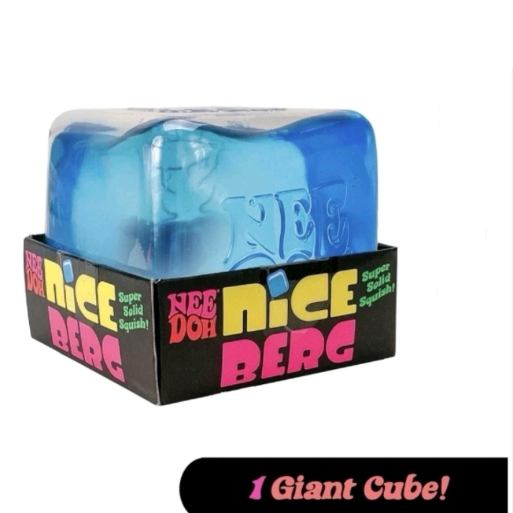Nice Berg Giant Blue Cube - Kids Squish Toy